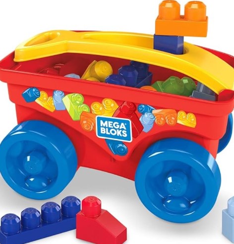 Mega Bloks Pull `N Play Wagon