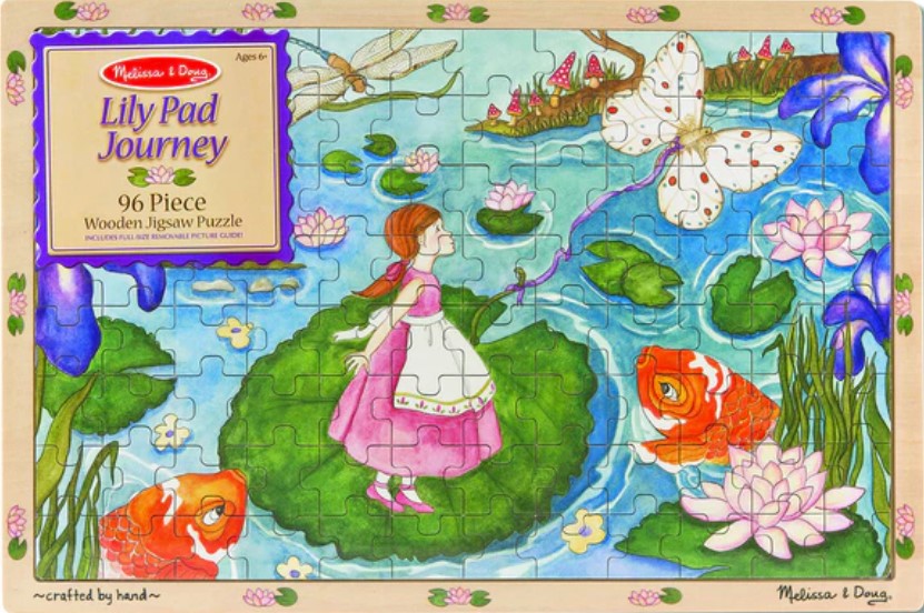 Lili Pad Journey wooden puzzle