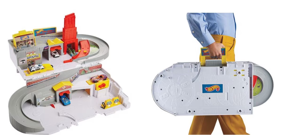 Hot Wheels 80`s Sto & Go Car Wash & Service Station Playset