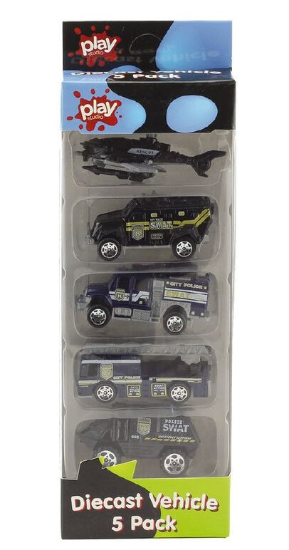 Diecast vehicle Police set